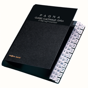 Organizador de Escritorio PAGNA Classic de Cartón Duro Negro con 44 Compartimentos DIN A4 1-31 1-12 Ene.-Dic. para Escritorio y Cajón - Product Image 3