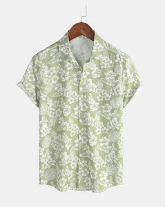 Camisa Hawaiana Estilo 2026 ODM/OEM para Hombre, Camisa Hawaiana Personalizada con Estampado de Flores Mixtas, Camisas de Vacaciones en la Playa, Talla 6XL para Otoño - Product Image 1