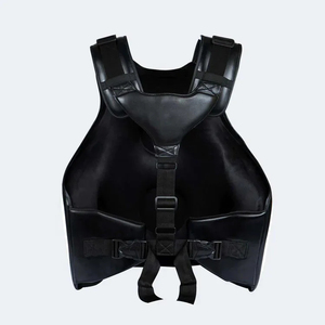 Protection de Poitrine Professionnelle Personnalisable, Coussin Épaissi pour le Ventre, pour MMA, Boxe, Muay Thai, Arts Martiaux, Fabriqué en Cuir PU Durable - Product Image 5