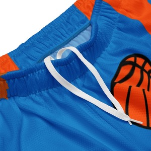 Maillot de basket-ball respirant et à séchage rapide avec shorts sans manches pour les uniformes d'équipe de basket-ball universitaire Shorts de basket-ball - Product Image 2