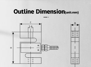 Cella di carico tipo S 1t 2t 3t 5t 7t pressione pressione di compressione sensore S tipo cella di carico - Product Image 4