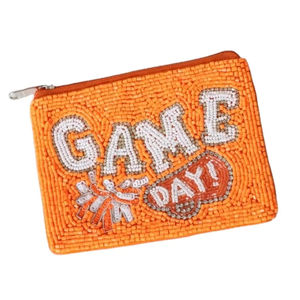 Pochette à monnaie miniature carrée brodée de perles de verre artisanales traditionnelles, style fantaisie unique de haute qualité, Hiba - Product Image 1