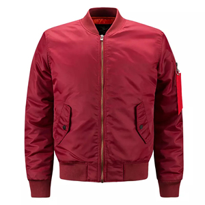 Veste de baseball d'hiver pour hommes plus vestes d'université en coton logo personnalisé Pakistan prix de gros - Product Image 1
