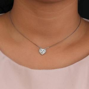 ที่ขายดีที่สุดของผู้หญิงเครื่องประดับเพชรคลาสสิกจี้เพชรโมอิส VVs1 S925จี้เงินแท้จี้เครื่องประดับชั้นดี - Product Image 5