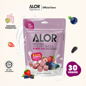 Alor - Bocaditos de Yogur Liofilizado con Arándanos, 30 g, Rico en Probióticos - Product Image 3