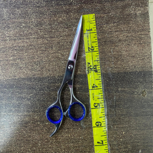 Tijeras de Peluquería para Diestros, Hoja Recta, Punta Afilada, Acero Inoxidable, Ligeras, Mango Mediano, Tijeras para Cortar el Cabello - Product Image 2