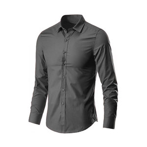 Chemise habillée avec logo personnalisé Chemise habillée au meilleur prix Chemise habillée de couleur personnalisée fabriquée au Pakistan - Product Image 3