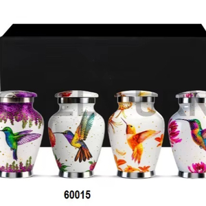 Small Eco-Friendly Customizable <b>Mini</b> <b>Urn</b> Set <b>for</b> Adult Human <b>Ashes</b> Keepsake Funeral Memorial (Set 4) - Product Image 1