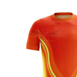 เสื้อเจอร์ซีย์ซับลิเมชั่นคุณภาพสูง ระบายอากาศได้ดี แขนสั้น ผลิตจากโพลีเอสเตอร์ 100% ป้องกันแบคทีเรีย ใส่ได้ทั้งชายและหญิง ขายส่ง สวมใส่สบาย - Product Image 4