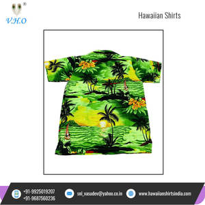 Camisas Hawaianas de Popelina con Estampado de Palmeras para Hombre, Manga Corta, a la Moda, de la Mejor Calidad, Antiarrugas, Venta al Por Mayor OEM - Product Image 3