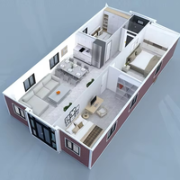 Casa Container Prefabbricata Modulare Personalizzabile per Ufficio Portatile e Dormitorio del Personale