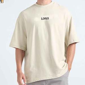 เสื้อยืดโอเวอร์ไซส์100% ผ้าคอตตอนผ้าคอตตอนผ้าดิบพิมพ์ลายโลโก้แบรนด์ตามสั่งเสื้อผ้าแฟชั่น280 - Product Image 5