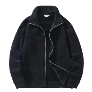 Veste polaire double face à col montant long pour couple coupe-vent extérieur pour hommes doublure intérieure automne hiver manteau chaud - Product Image 6