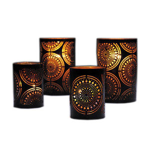 Metal Tea Light Votive Manufacturer and Exporter New Design Powder Coated Iron Tea Light Holder <b>Home</b> and <b>Garden</b> - Product Image 3