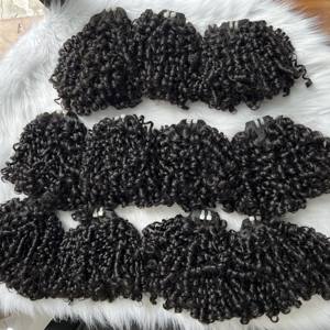 Vente en gros extensions de cheveux humains vietnamiens à donneur unique brut aligné sur les cuticules noires naturelles à ondulation profonde pour la fabrication de perruques - Product Image 2