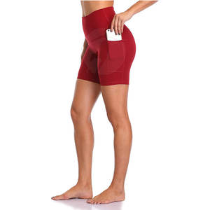 Pantalones cortos transpirables para correr de último diseño para mujer, precio al por mayor, ropa deportiva de etiqueta privada - Product Image 3