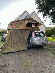 Tienda de Campaña de Techo Rígida de Aluminio para Automóvil, para Todoterreno, SUV, Camper, Dos Dormitorios y Una Sala de Estar, Impermeable para Tres Estaciones, Hidráulica, 65 kg - Product Image 2