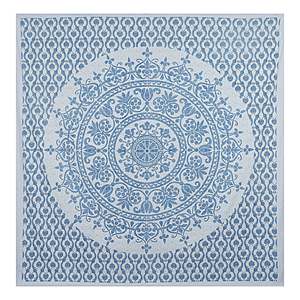 Juego de 3 Sábanas de Algodón con Diseño Floral Azul y 2 Fundas de Almohada (SHKV1040) - Product Image 4