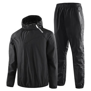 Conjunto Cortavientos Transpirable de Alta Calidad para Hombre, Corte Regular, con Estampado Sólido para Deportes Casuales al Aire Libre, Senderismo y Correr - Product Image 3