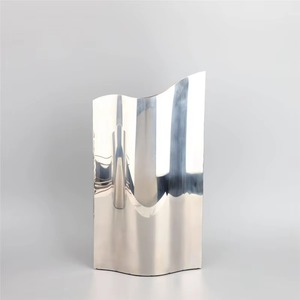 แจกันดอกไม้โลหะหรูหราจับทองสำหรับตกแต่งงานแต่งงานแจกันดอกไม้หรูหราทำจากโลหะสีทอง - Product Image 4