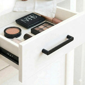 Modern Matte <b>Black</b> Zinc Alloy Cabinet Handles Drawer Pulls-Durable Eco-Friendly Rectangle Shape Easy Installation for Living - Product Image 6