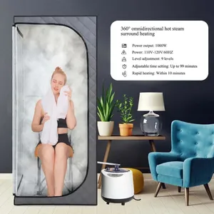 Nhà sử dụng di động đầy đủ cơ thể cá nhân 9 cấp độ tạm thời kiểm soát trong nhà di động phòng tắm hơi Lều hộp lều - Product Image 5