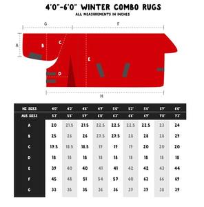 Azul claro 100g Relleno Impermeable Caballo Alfombra 600d Tamaño de Participación 5 '3 "-6' 9" - Product Image 2