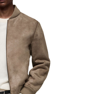 Chaquetas Bomber de Piel de Oveja Antibacterianas de Primera Calidad con Diseño y Logotipo Personalizados para Hombre y Mujer, Cuello Alto, Nuevo Estilo - Product Image 2
