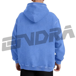 Sweat-shirt oversize rétro bleu délavé, style streetwear, décontracté au quotidien, tissu doux et respirant, coupe décontractée, style essentiel - Product Image 3