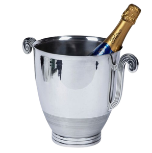 Cubo de champán de Metal para cerveza personalizado, accesorios para Bar pulidos brillantes, enfriadores de vino grandes de acero inoxidable para fiestas - Product Image 5