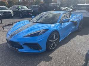 CLEAN 2020 Che-v-rolet Corv_ette Stin _ grey 2LT Convertible RWD - Product Image 3