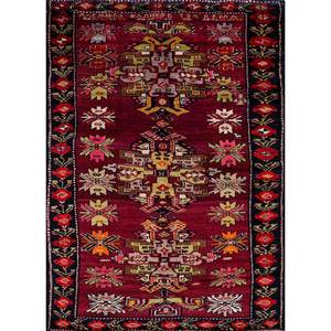 Alfombras de Lana Anudadas a Mano Nuray Pae-4031 con Patrón Geométrico y Abstracto para Hogar y Pasillo, Rectangulares de 9x12, Alfombras Jaipur Hechas en EE. UU. - Product Image 1