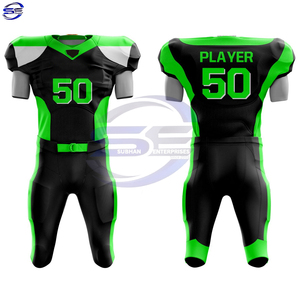 Bir fiyata özelleştirilebilir amerikan futbolu formaları gençlik tarzı nefes tasarım son üniforma - Product Image 3