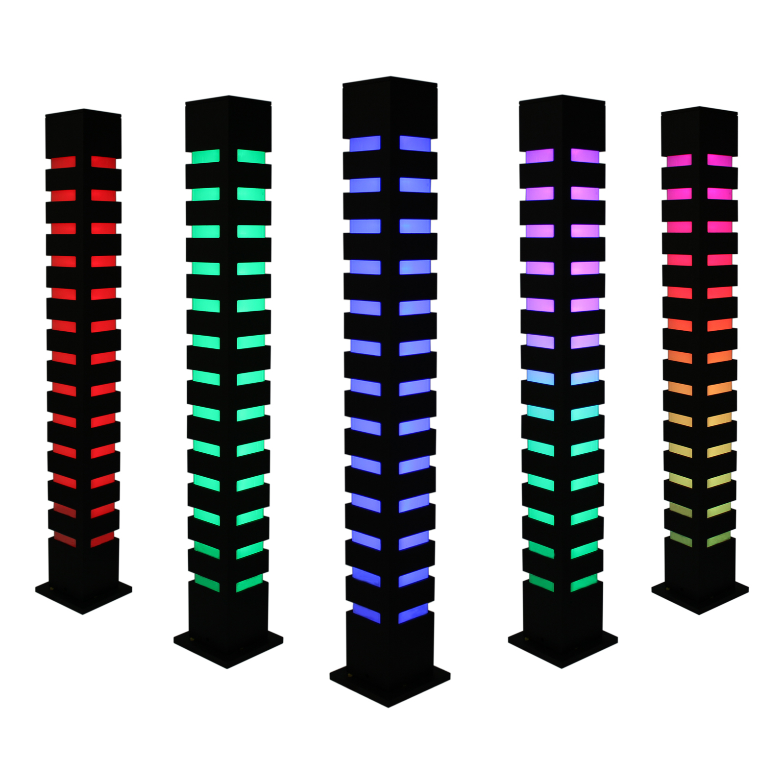 New Arrival LED Landscape Lighting Color-Changing Garden Bollard Light IP65 DC Power Supply
