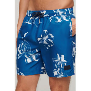 OEM Vintage <b>Hawaiian</b> All-Over Print Swim <b>Shorts</b> 2024 Wholesale Customized 100% Polyester Casual Export Quality Latest Branding - Product Image 1