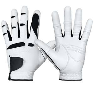Gants de golf de haute qualité pour hommes Gants de golf en cuir véritable avec logo personnalisé Gants de golf en cuir véritable pour gauche - Product Image 5