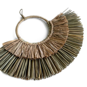 Ventilador de pared de algas marinas rústicas 2024, superventas, colgador bohemio de granja, encantador colgante de pared de algas marinas, decoración artística de pared - Product Image 2