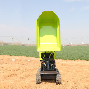 Mini-dumper à essence 650 kg, chargeur sur chenilles, pompe hydraulique, moteur à engrenages haute efficacité, puissance 13,5 kW. - Product Image 2
