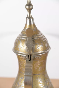 Hot Selling Customized Brass Antique Dallah With Engraved Middle Eastern Coffee <b>Tea</b> Pot or <b>Kettle</b> for Drinkware - Product Image 5