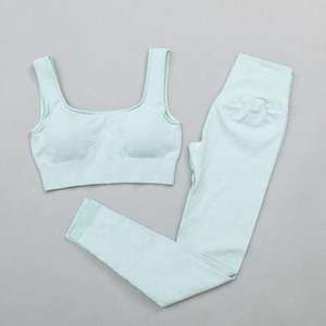 2024 llegada Unisex alta calidad Yoga deportes sujetador pantalones Leggings 100% algodón transpirable ligero Fitness Gear para mujeres activas - Product Image 6