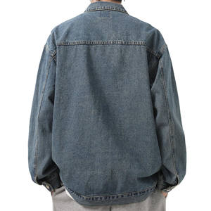 Veste en jean pour homme Respirante Couleur unie Vente chaude Vêtement décontracté Veste d'hiver Design unique Veste en jean de haute qualité pour homme - Product Image 6