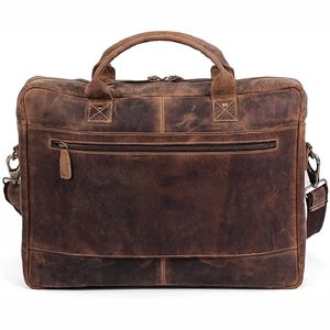 Nouveau sac de bureau pour ordinateur portable en cuir souple de qualité supérieure 2025 meilleur design avec grande capacité et sangles réglables - Product Image 3