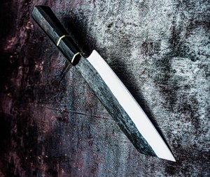 Cuchillo de Chef hecho a mano profesional de alta calidad, acero de alto carbono con mango de madera wengué para uso en la cocina - Product Image 5