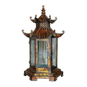 Wholesale <b>Pink</b> Pagoda Lantern Home <b>Decor</b> Metal Ornament Hanging Candle Holder Tabletop Decoration Gift In Reasonable Price - Product Image 6