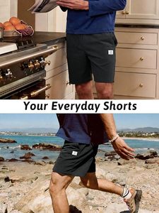 Pantalones Cortos Deportivos Casuales para Hombre, Más Vendidos, Sólidos, Transpirables, de Secado Rápido, Tela de Lona, Cintura Elástica, Ajuste Holgado, Personalizables - Product Image 5