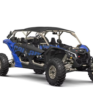 Disponible en stock ahora. Certificado para el mercado global. MAVERICKZ X3 MAX X RS TURBO RR Azul Intenso / Negro Carbón / Gris Tiza - Product Image 1