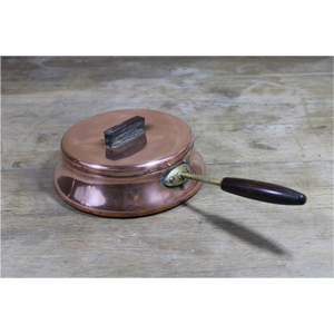 Marmite en cuivre martelé à la main de luxe avec poignées en laiton |   Batterie de cuisine professionnelle de style français, plat à riz pour les mariages - Product Image 5