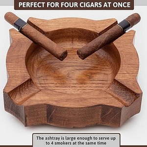 Precio al por mayor Cenicero de cigarros de madera Cenicero de madera hecho a mano de nuevo diseño en precios de fábrica de F S International - Product Image 2