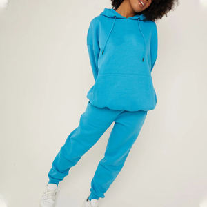 Vente chaude sur mesure Streetwear personnalisé en détresse broderie Logo pull survêtement 100% coton Gym & Training survêtement - Product Image 2