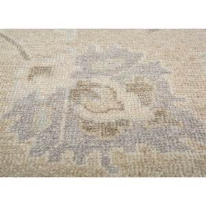 Tapis en laine noués à la main Erbe, beige et marron, motifs médaillon rectangulaires en puzzle, pour la maison - pour salon, couloir, entrée, chambre - Product Image 3